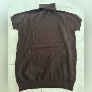 Chocolate Brown Zara (short sleeve) turtleneck  🍫💝